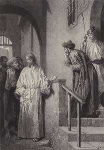 La mère et les frères de Jésus - after Albert Robida