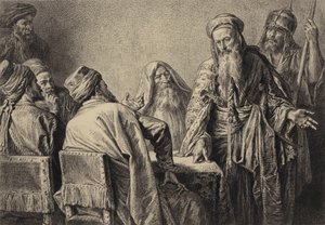 Les Officiers des Grands Prêtres - after Albert Robida
