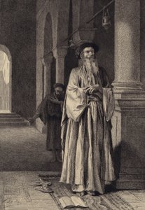 Le pharisien et le publicain - after Albert Robida