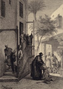 Le fils prodigue - after Albert Robida
