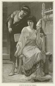 Lucrèce et Sextus Tarquin - after Alexandre Cabanel