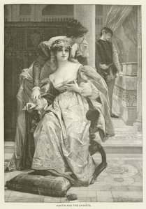 Portia et les coffrets - after Alexandre Cabanel