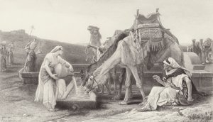 Rébecca et Éliézer - after Alexandre Cabanel