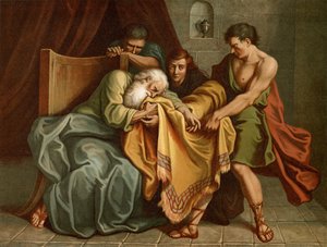 Le manteau ensanglanté de Joseph - after Antoine Coypel