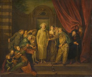 Les Comédiens italiens (copie) - after Antoine Watteau