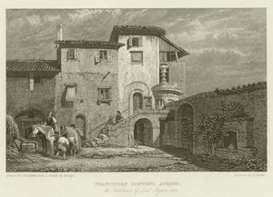 Couvent Franciscain, Athènes, résidence de Lord Byron, 1811 - after C. Stanfield