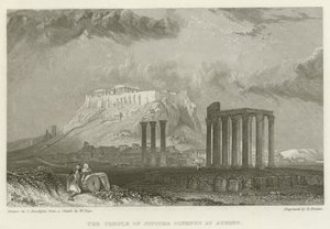 Le Temple de Jupiter Olympien à Athènes - after C. Stanfield