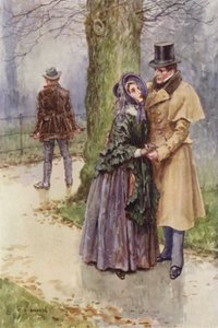 Illustration pour Martin Chuzzlewit - after Charles Edmund Brock
