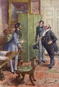 Illustration pour Martin Chuzzlewit - after Charles Edmund Brock