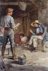 Illustration pour Martin Chuzzlewit - after Charles Edmund Brock
