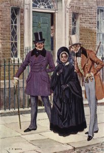 Illustration pour Nicholas Nickleby - after Charles Edmund Brock