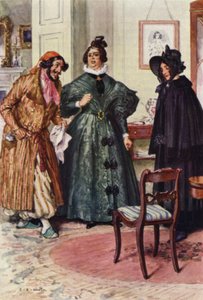 Illustration pour Nicholas Nickleby - after Charles Edmund Brock