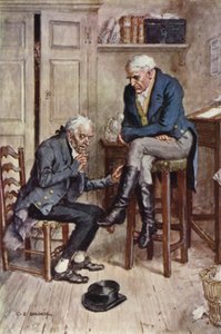 Illustration pour Nicholas Nickleby - after Charles Edmund Brock