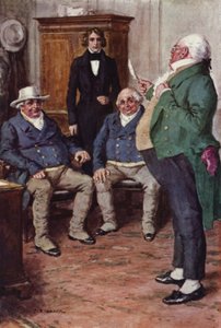Illustration pour Nicholas Nickleby - after Charles Edmund Brock