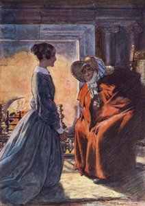 Jane Eyre et la gitane - after Charles Edmund Brock
