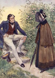 Jane Eyre rencontre M. Rochester près du style - after Charles Edmund Brock
