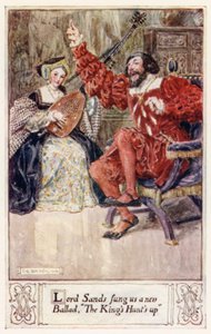 Lord Sands nous a chanté une nouvelle ballade, La Chasse du Roi - after Charles Edmund Brock