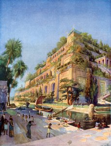 Belle reconstruction des Jardins suspendus de Babylone