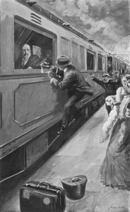 Attaque de Sipido sur le Roi Édouard à Bruxelles, 4 avril 1900 - after Charles Mills Sheldon