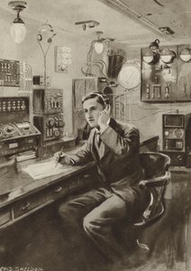 Opérateur sans fil - after Charles Mills Sheldon