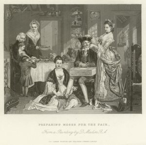Préparer Moïse pour la foire - after Daniel Maclise