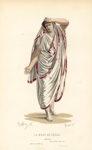 La mort de César, Brutus - after Edmond A.F. Geffroy