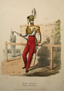 Maître de la bande des Royal Marines, vers 1830