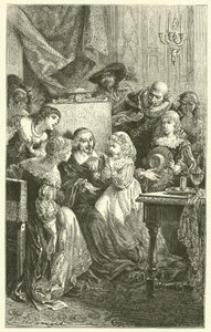 Blaise et Jacqueline Pascal - after Emile Antoine Bayard