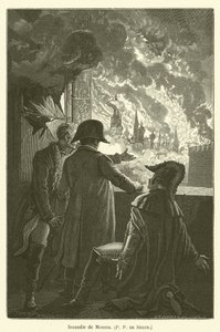Incendie de Moscou, P P de Ségur - after Emile Antoine Bayard