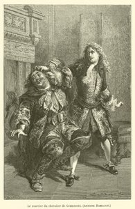 Le courrier du chevalier de Grammont, Antoine Hamilton - after Emile Antoine Bayard