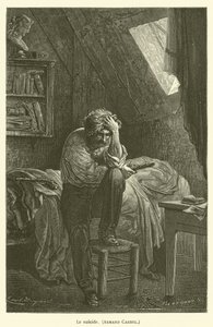 Le suicide, Armand Carrel - after Emile Antoine Bayard