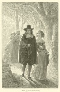 Milton, Camille Desmoulins - after Emile Antoine Bayard