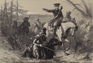 Le Major Washington en Mission auprès du Commandant Français - after Felix Octavius Carr Darley