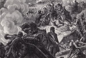 La Bataille de Bunker Hill - after Felix Octavius Carr Darley