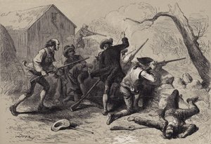 La Bataille de Lexington - after Felix Octavius Carr Darley