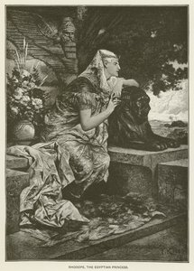 Rhodope, la princesse égyptienne - after Ferdinand Keller