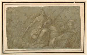 La paix brûlant les attributs de la guerre