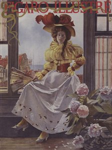 Attente. Couverture de Le Figaro Illustré, décembre 1893