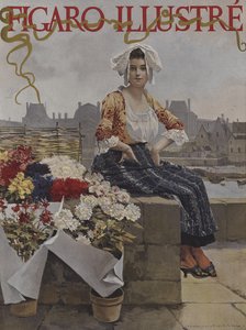 Marchande de Fleurs au Siècle Dernier