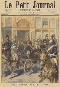 Le président Casimir-Perier revenant des manœuvres de l
