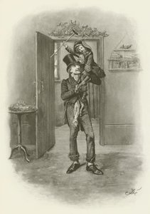 Bob Cratchit et Tiny Tim - after Frederick Barnard