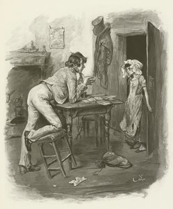 Dick Swiveller et la Marquise - after Frederick Barnard