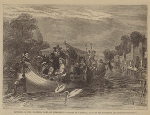 Épisode des jours heureux de Charles Ier - after Frederick Goodall