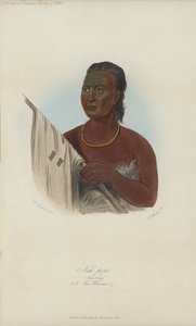 Nah-pope, La Soupe, Un Guerrier Sac (aquatinte) - after George Catlin