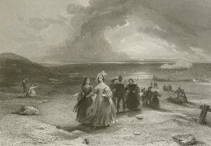 La Reine à Burlington - after George Cattermole