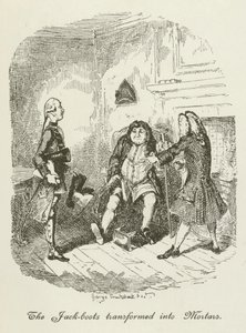 Illustration pour Tristram Shandy - after George Cruikshank
