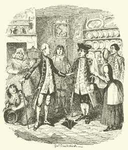 Illustration pour Tristram Shandy - after George Cruikshank
