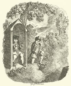 Illustration pour Tristram Shandy - after George Cruikshank