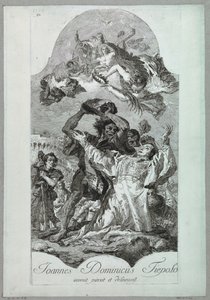 Martyr de Saint Étienne - after Giovanni Battista Tiepolo