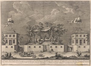 La seconde machine pour la Chinea de 1759 : Une "Deliziosa" avec un Bacchanal